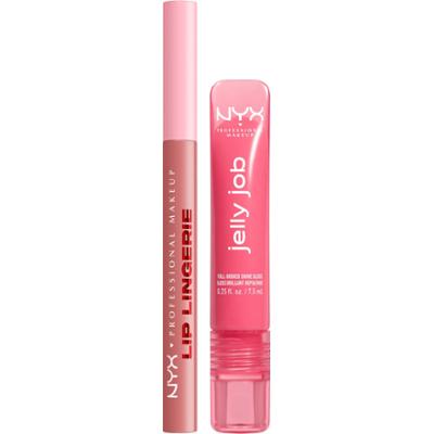 NYX PROFESSIONAL MAKEUP Lip Power Pair Set Lip Lingerie Liner Stain 07