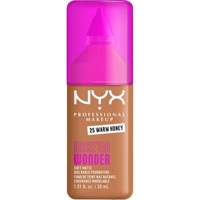 NYX PROFESSIONAL MAKEUP Make Em Wonder Foundation 25 Warm Honey