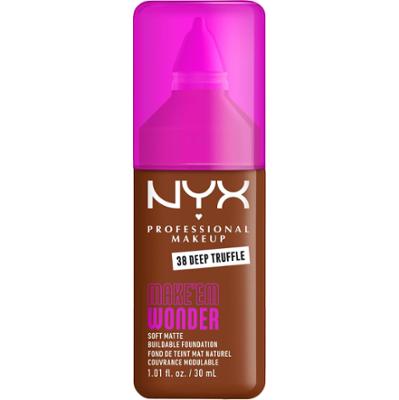 NYX PROFESSIONAL MAKEUP Make Em Wonder Foundation 38 Deep Truffle