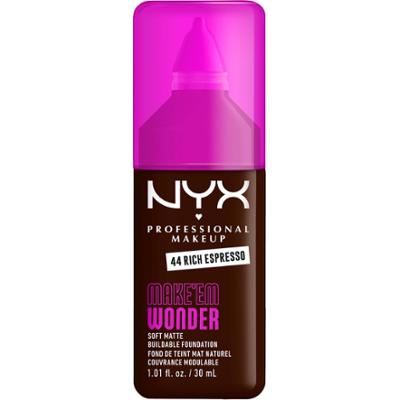 NYX PROFESSIONAL MAKEUP Make Em Wonder Foundation 44 Rich Espresso
