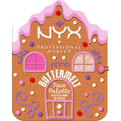 NYX PROFESSIONAL MAKEUP Buttermelt Face Palette Blush/Highlighter Ligh