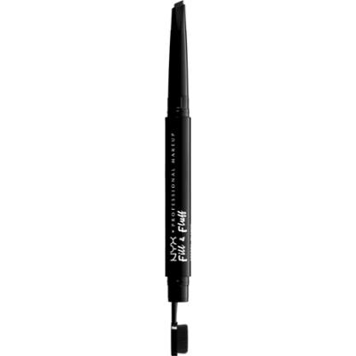 NYX PROFESSIONAL MAKEUP Fill & Fluff Eyebrow Pomade Pencil Black