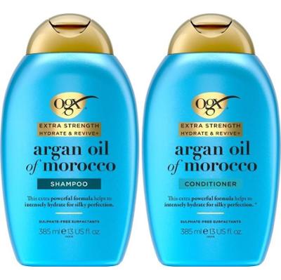 Ogx Hydrate & Revive Argan Oil of Morocco Shampoo 385 ml & Conditioner