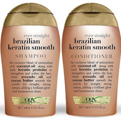 Ogx Brazilian Keratin Shampoo 88.7ml & Conditioner 88.7ml