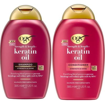 Ogx Keratin Oil Shampoo 385 ml & Conditioner 385 ml