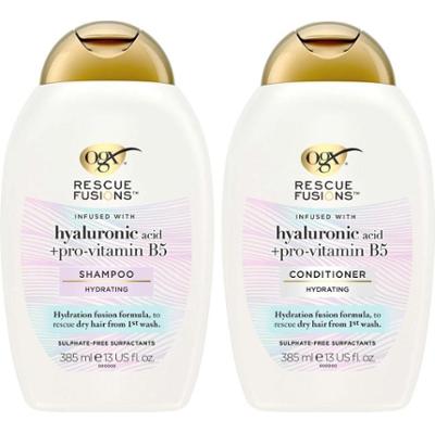 Ogx Rescue Fusions Hyaluronic Acid Shampoo 385 ml & Conditioner 385 ml