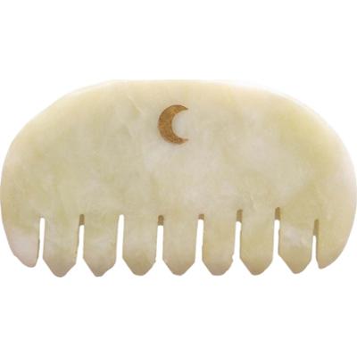 Oh La Moon Scalp Gua Sha Comb - Jade 57 g
