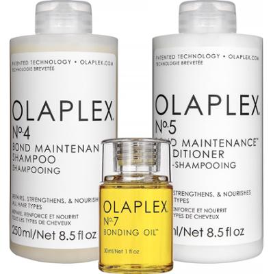 Olaplex Bundle No.4 Shampoo 250 ml & No.5 Conditioner 250 ml & No.7 Bo