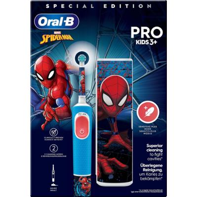 Oral B Pro Kids Spider-Man Electric Toothbrush Designed By Braun