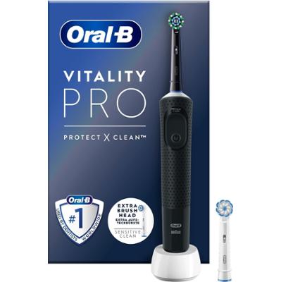 Oral B Vitality Pro Electric Toothbrush 2 Brush heads Black