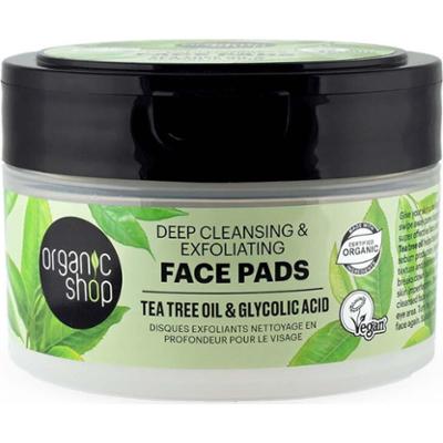 Organic Shop Deep Cleansing & Exfoliating Face Pads 20 pcs