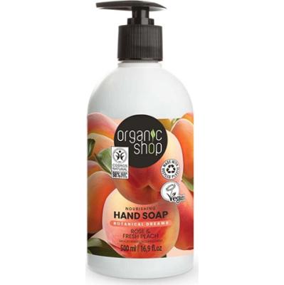 Organic Shop Hand Soap Rose & Peach 500 ml