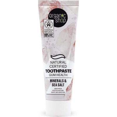 Organic Shop Toothpaste Gum Health Minerals & Salt 100 g