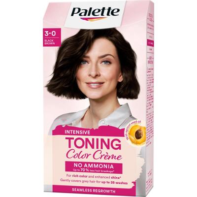 Schwarzkopf Palette Intensive Toning Color Crème  3-0 Black Brown
