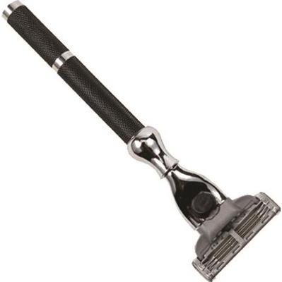 Parker Shaving 42M - Black & Chrome Mach 3 Compatible Handle Razor