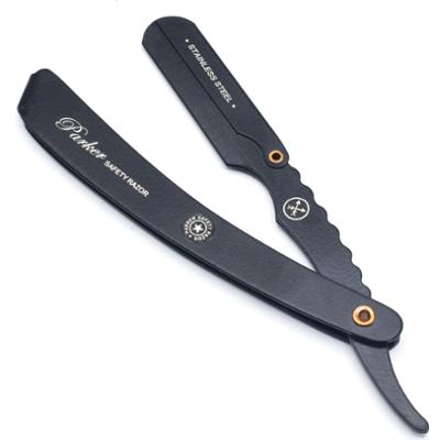 Parker Shaving SRXBLK- Heavy Duty SRX Stainless Steel Handle Clip Type