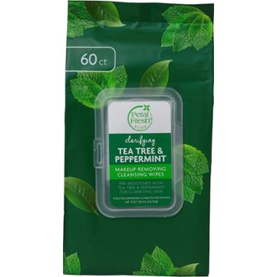 Petal Fresh Pure Tea Tree & Peppermint Makeup Removing Wipes