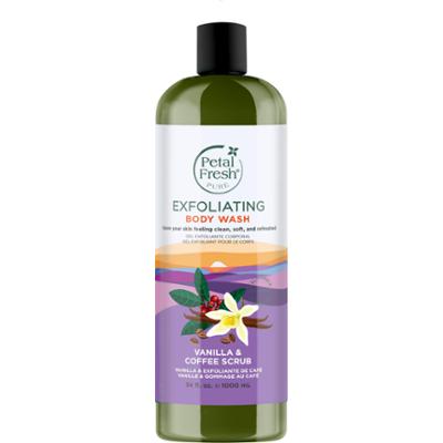 Petal Fresh Pure Vanilla & Coffee Scrub Exfoliating Body Wash 1000 ml