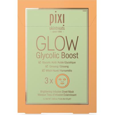 PIXI Glow Tonic Family Glow Glycolic Boost Sheet Masks