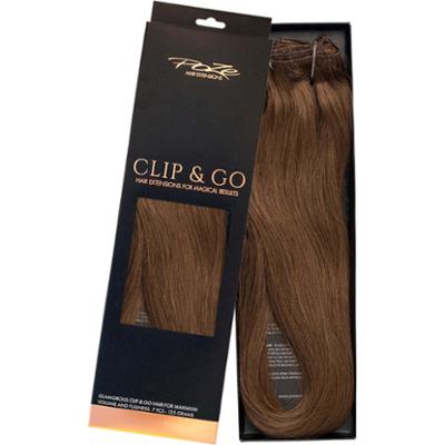 Poze Hairextensions Clip & Go Standard Real Hair Extensions 60 cm 6B L