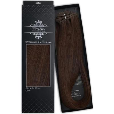 Poze Hairextensions Poze Clip&Go Löshår Äkta Premium 2B Dark Espresso