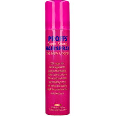 PROFFS STYLING Original Super Strong Hairspray Bag Size 80 ml