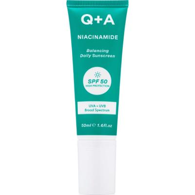 Q+A Niacinamide Balancing Face Sunscreen SPF 50 50 ml