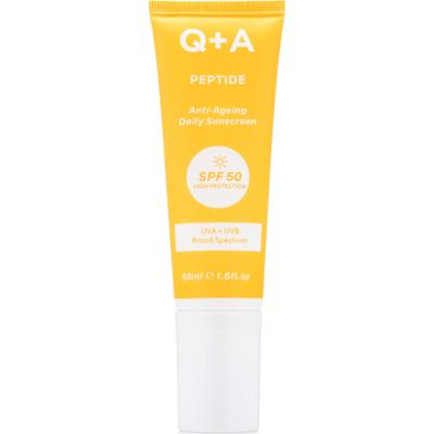 Q+A Peptide Renewing Face Sunscreen SPF 50 50 ml
