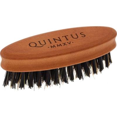 Quintus MMXV Small Beard Brush Pearwood Firm Nylon and Horse Hair Mix