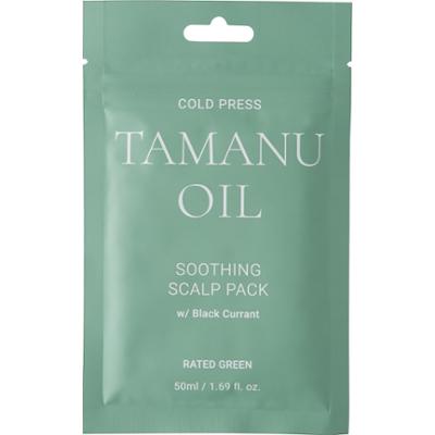 Rated Green Scalp Pack Cold Press Tamanu Oil Soothing Scalp Pack Black