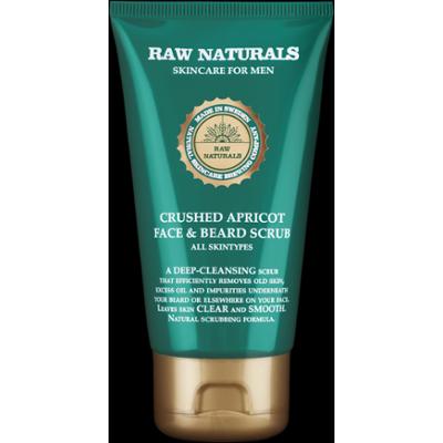 Raw Naturals Crushed Apricot Face & Beard Scrub