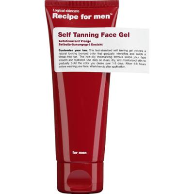 Recipe for men Self Tanning Face Gel 75 ml