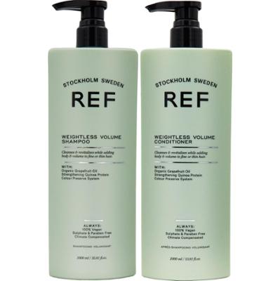 REF. Weightless Volume Bundle Shampoo 1000 ml & Conditioner 1000 ml