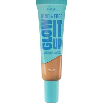 Rimmel Kind & Free Glow It Up Moisturising Skin Tint Golden Beige 210