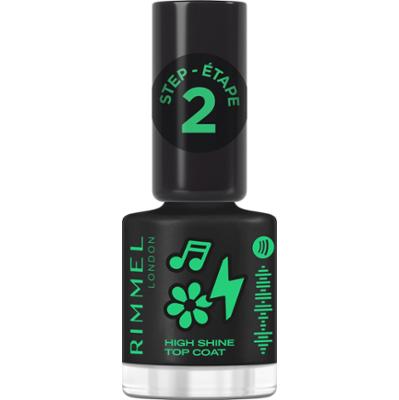 Rimmel Turn up the volume   Super Gel Step 2 Protective Glossy Top Coa
