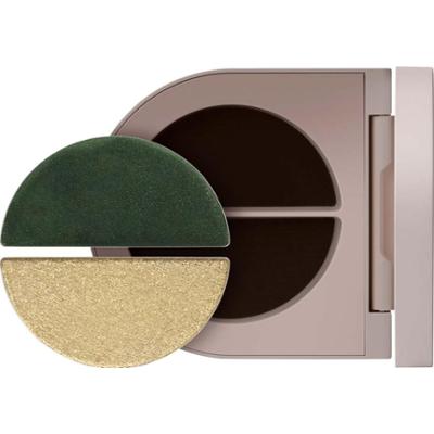Rose Inc Satin & Shimmer Duet Eyeshadow Satin Olive/Khaki Shimmer