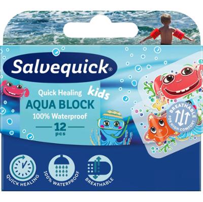 Salvequick Aqua Block Kids 12 szt.