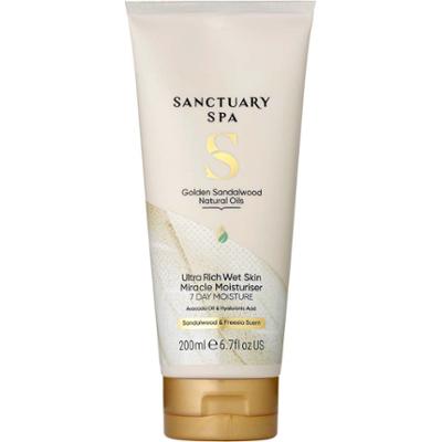 Sanctuary Spa Golden Sandalwood Natural Oils Wet Skin Miracle Moisturi