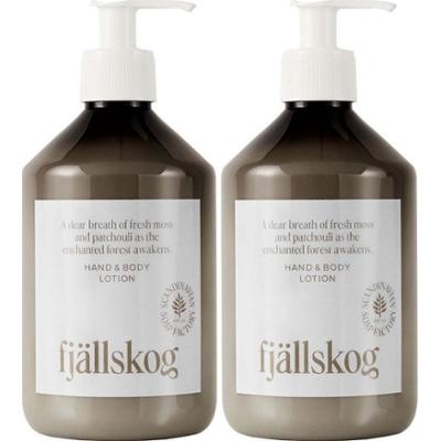 Scandinavian Soap Factory Fjällskog Hand & Body Lotion 2 x 500 ml