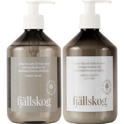 Scandinavian Soap Factory Fjällskog Hand Soap 500 ml & Hand & Body Lot