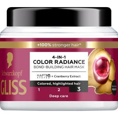 Schwarzkopf Gliss 4-In-1 Color Radiance Bond-Building Hair Mask  400 m