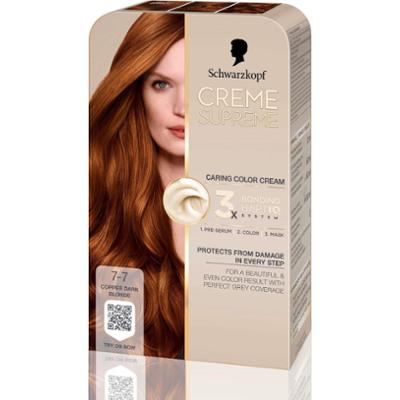 Schwarzkopf Creme Supreme  7-7 Copper Dark Blonde