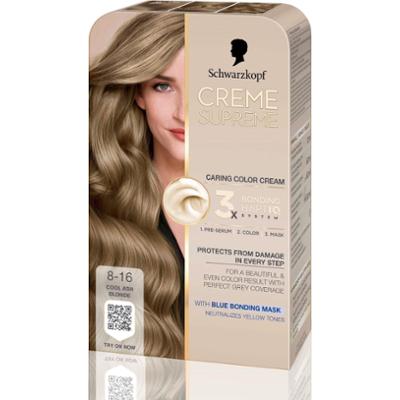 Schwarzkopf Creme Supreme  8-16 Cool Ash Blonde