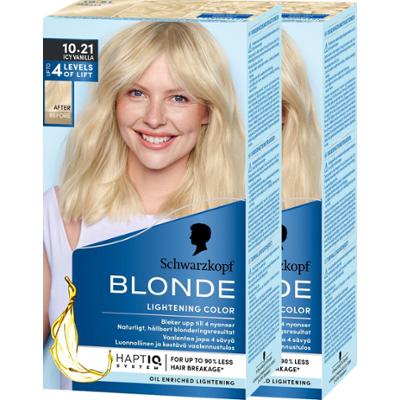 Schwarzkopf Blonde 10.21 Icy Vanilla-2 pack