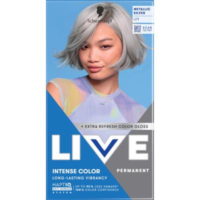 Schwarzkopf LIVE Intense Color  U71 Metallic Silver