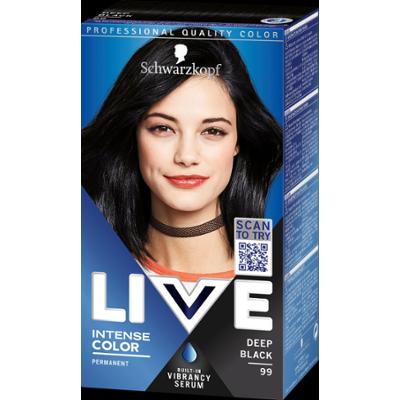 Schwarzkopf LIVE Intense Color  99 Deep Black