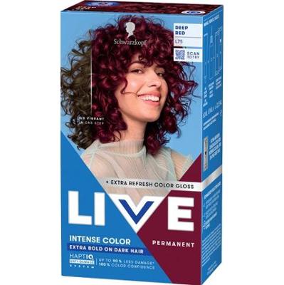 Schwarzkopf LIVE Intense Color L75 Deep Red