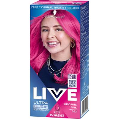 Schwarzkopf LIVE Ultra Brights or Pastel  93 Pink