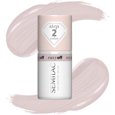 SEMILAC Easy Off LED Light Gel Polish Almond Milk