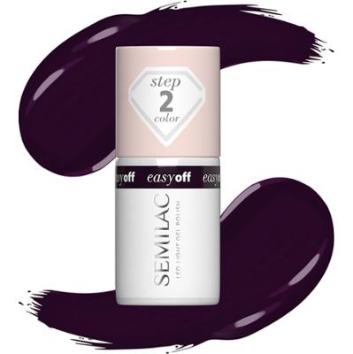 SEMILAC Easy Off LED Light Gel Polish Berry On Top